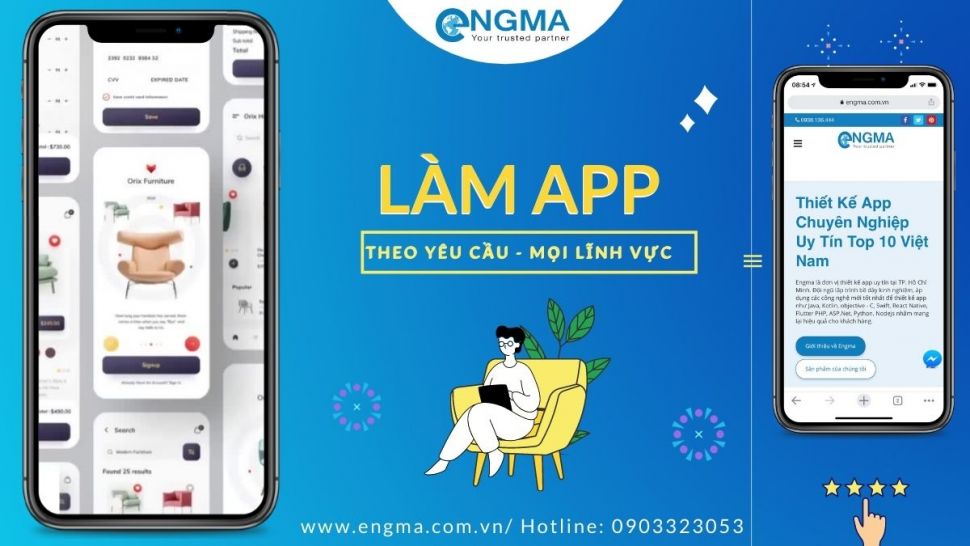 Làm App Hiện Đại Tốt Nhất Tại TP Hồ Chí Minh