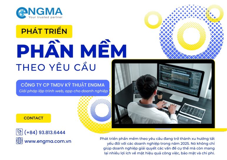 Phát triển phần mềm theo yêu cầu cho doanh nghiệp năm 2025
