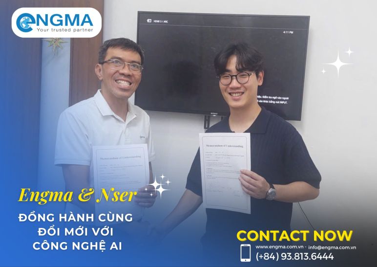 Lễ ký kết hợp tác giữa công ty Engma và công ty Nser 