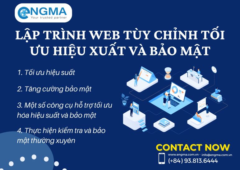 Lập trình web tùy chỉnh tối ưu hiệu suất và bảo mật
