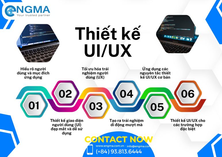 Thiết kế UI UX app nâng tầm trải nghiệm người dùng