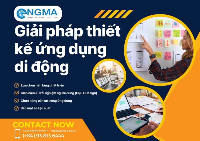 Giải pháp thiết kế ứng dụng di động giúp doanh nghiệp dẫn đầu
