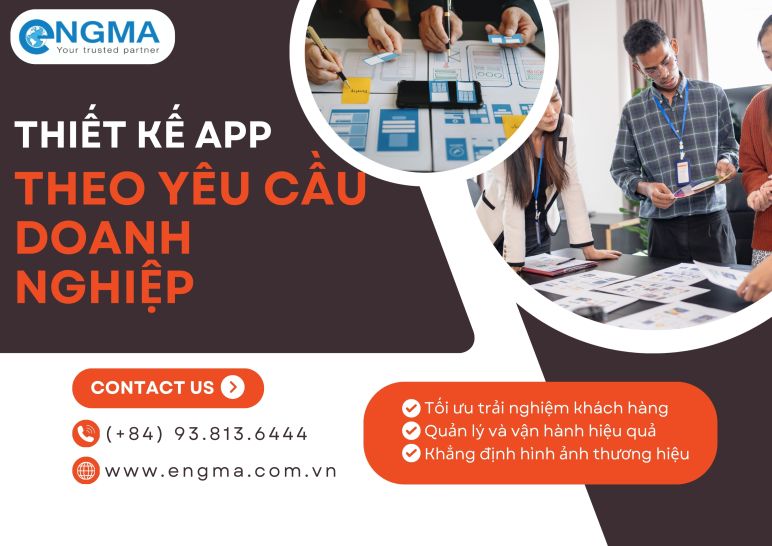 Công ty thiết kế app theo yêu cầu doanh nghiệp