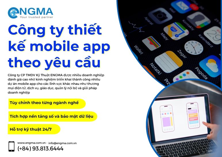 Công ty thiết kế mobile app theo yêu cầu dẫn đầu xu hướng chuyển đổi số doanh nghiệp