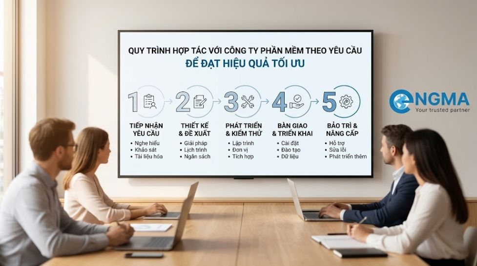 Quy trình làm việc với công ty viết phần mềm theo yêu cầu để đạt hiệu quả tối ưu