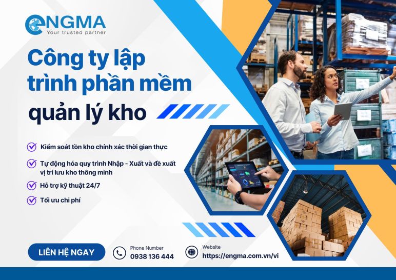 Công ty lập trình phần mềm quản lý kho: Giải pháp tự động hóa kiểm kê và tối ưu dòng chảy hàng hóa cho doanh nghiệp