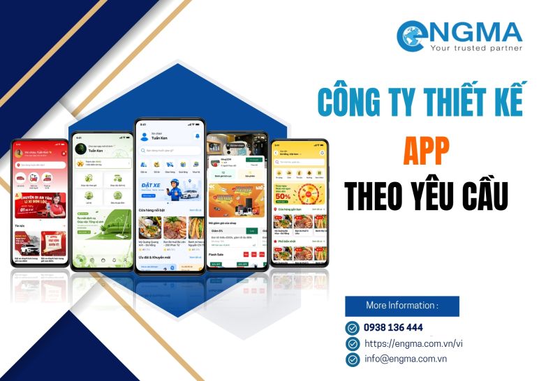 Công ty thiết kế app theo yêu cầu: Giải pháp xây dựng ứng dụng di động độc bản và tối ưu hiệu quả kinh doanh