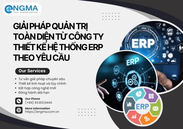 Giải pháp quản trị toàn diện từ công ty thiết kế hệ thống ERP theo yêu cầu