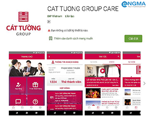 THIẾT KẾ APP BẤT ĐỘNG SẢN CÁT TƯỜNG GROUP