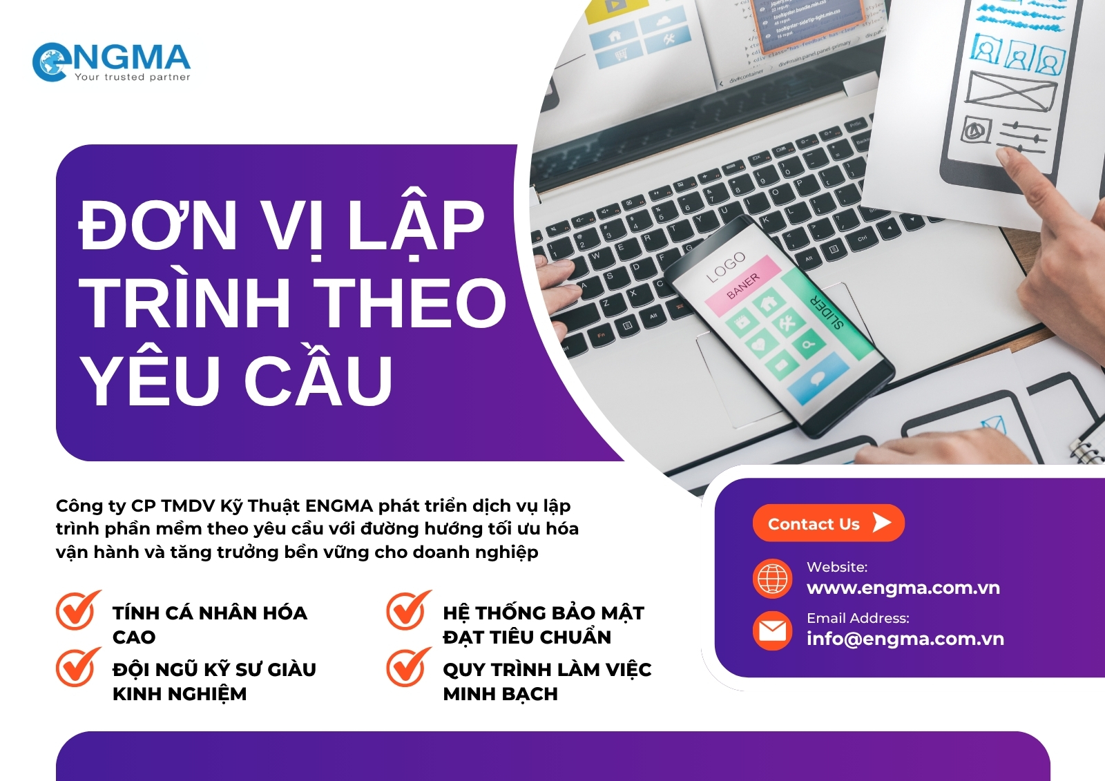Đơn vị lập trình theo yêu cầu