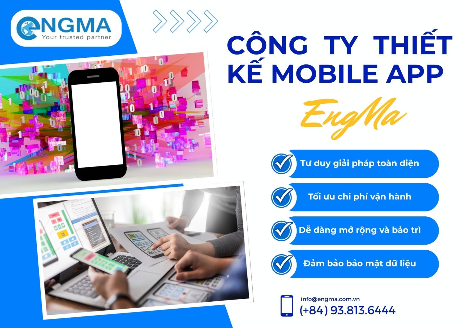 Công ty thiết kế mobile app: Đòn bẩy công nghệ tối ưu hóa hiệu suất vận hành và gắn kết khách hàng doanh nghiệp