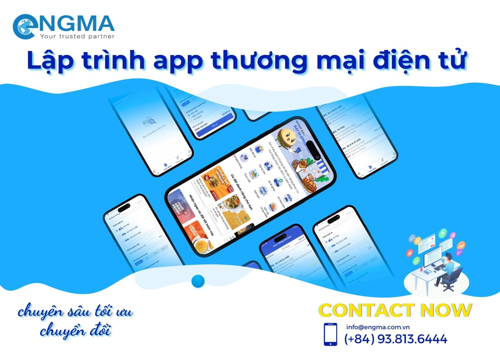 Lập trình app thương mại điện tử chuyên sâu tối ưu chuyển đổi