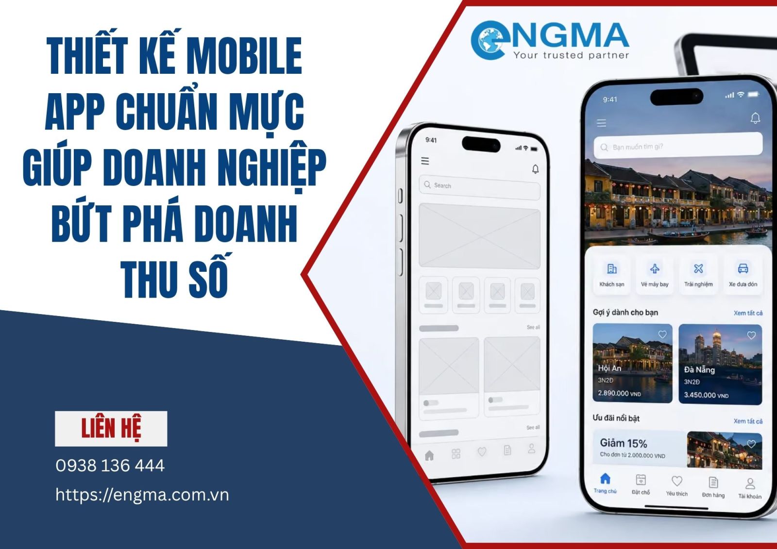 Thiết kế mobile app chuẩn mực giúp doanh nghiệp bứt phá doanh thu số