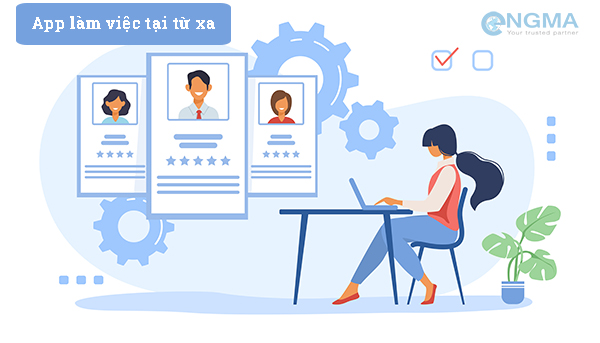 App làm việc tại từ xa qua mùa COVID 19 App làm việc tại từ xa qua mùa COVID 19