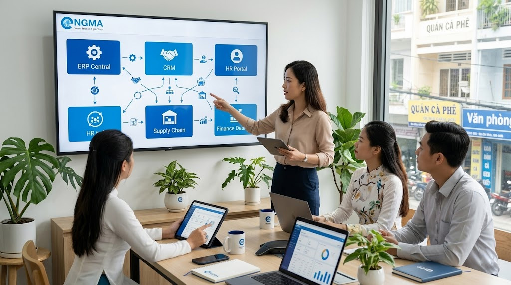 Hệ sinh thái Web App trong quản trị doanh nghiệp toàn diện