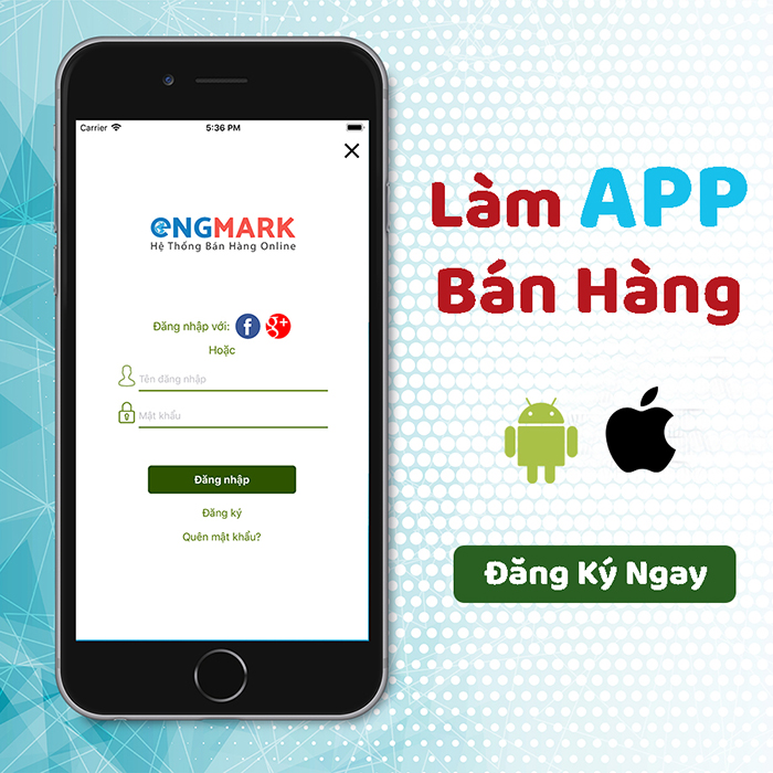 cần làm app bán hàng online