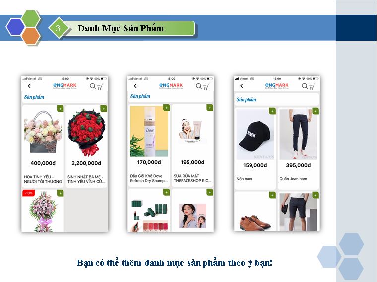 cần làm app bán hàng online