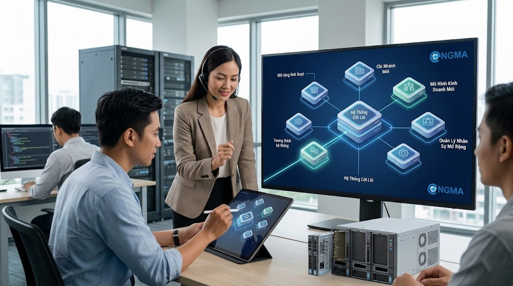 Khả năng thích ứng mở rộng linh hoạt theo đà phát triển của doanh nghiệp