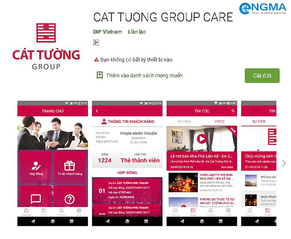 thiết kế app bất động sản cát tường group thiết kế app bất động sản cát tường group