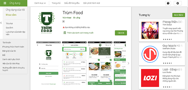 viết app bán hàng trùm food viết app bán hàng trùm food